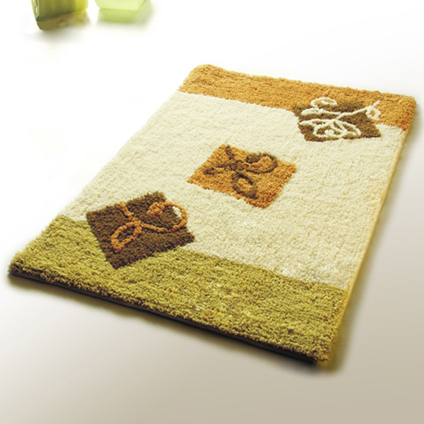 [beige Leaf] Luxury Home Rugs (19.7 By 31.5 Inches)