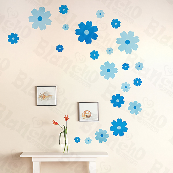 Dreamy Flowers - Medium Wall Decals Stickers Appliques Home Decor