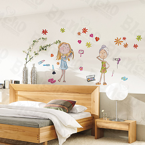 Shower Girls - Large Wall Decals Stickers Appliques Home Decor