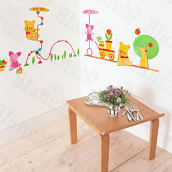 Winnie The Pooh-5 - Large Wall Decals Stickers Appliques Home Decor