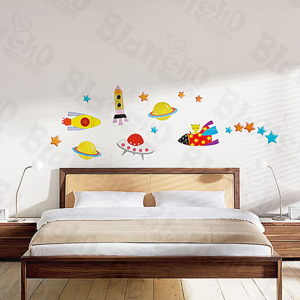 Spaceships - Large Wall Decals Stickers Appliques Home Decor
