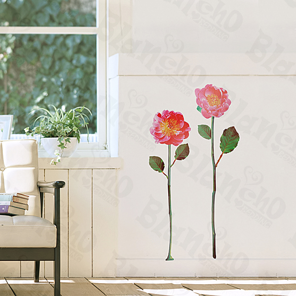 Peony - Medium Wall Decals Stickers Appliques Home Decor