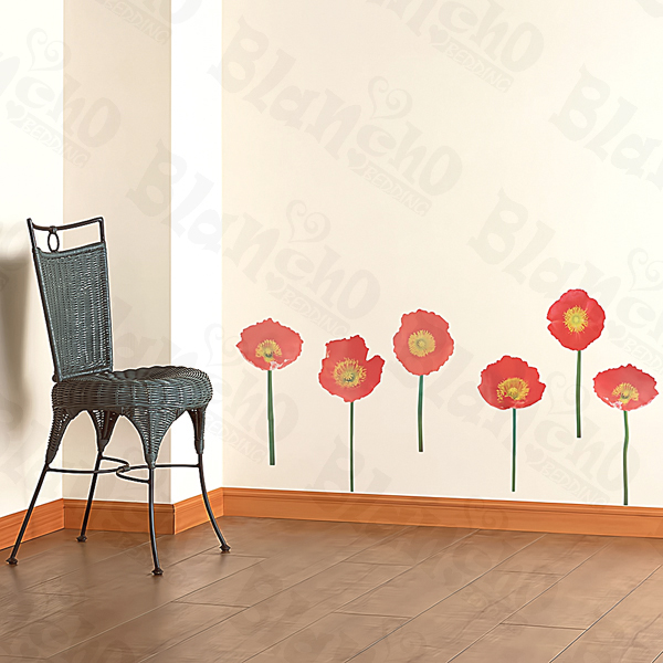 Flower Display - Medium Wall Decals Stickers Appliques Home Decor