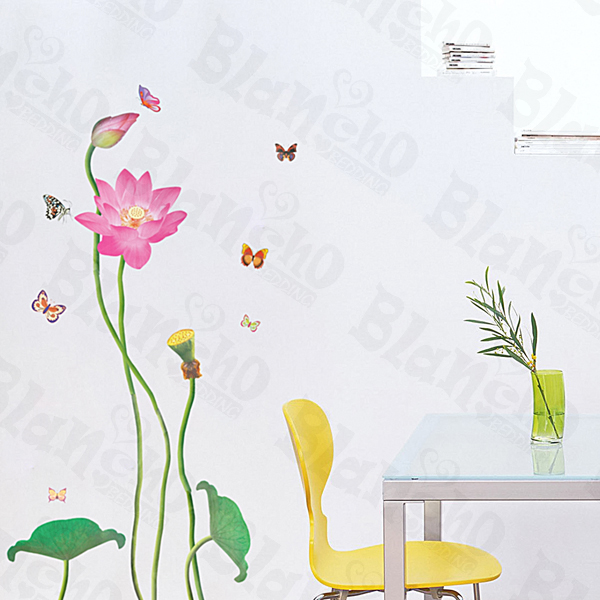 Lotus - Large Wall Decals Stickers Appliques Home Decor