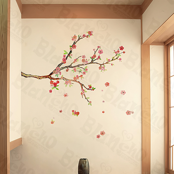 Falling Flowers - Large Wall Decals Stickers Appliques Home Decor