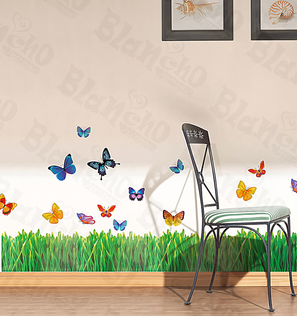 Flying Butterflies-1 - Medium Wall Decals Stickers Appliques Home Decor