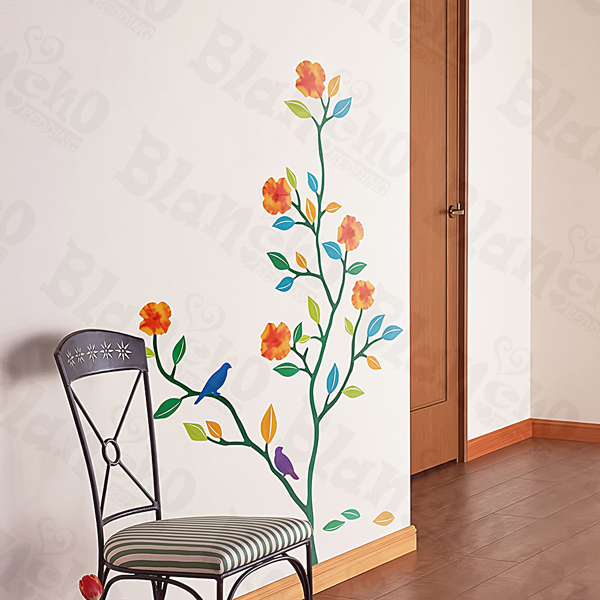 Flower Decor-2 - Medium Wall Decals Stickers Appliques Home Decor