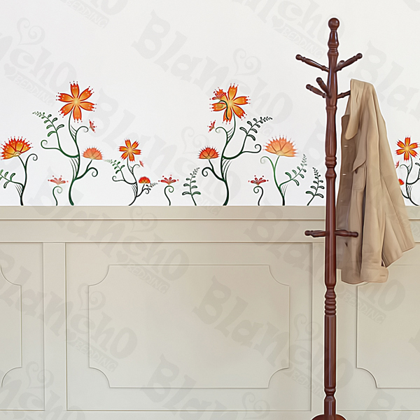Flower Decor-3 - Medium Wall Decals Stickers Appliques Home Decor